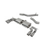 Scarico cat-back senza silenziatore centrale Scorpion per Volkswagen Golf R MK8 (DPF)