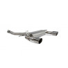 Escape cat-back sin silenciador intermedio con válvulas TT MK3 2.0 TFSi Quattro