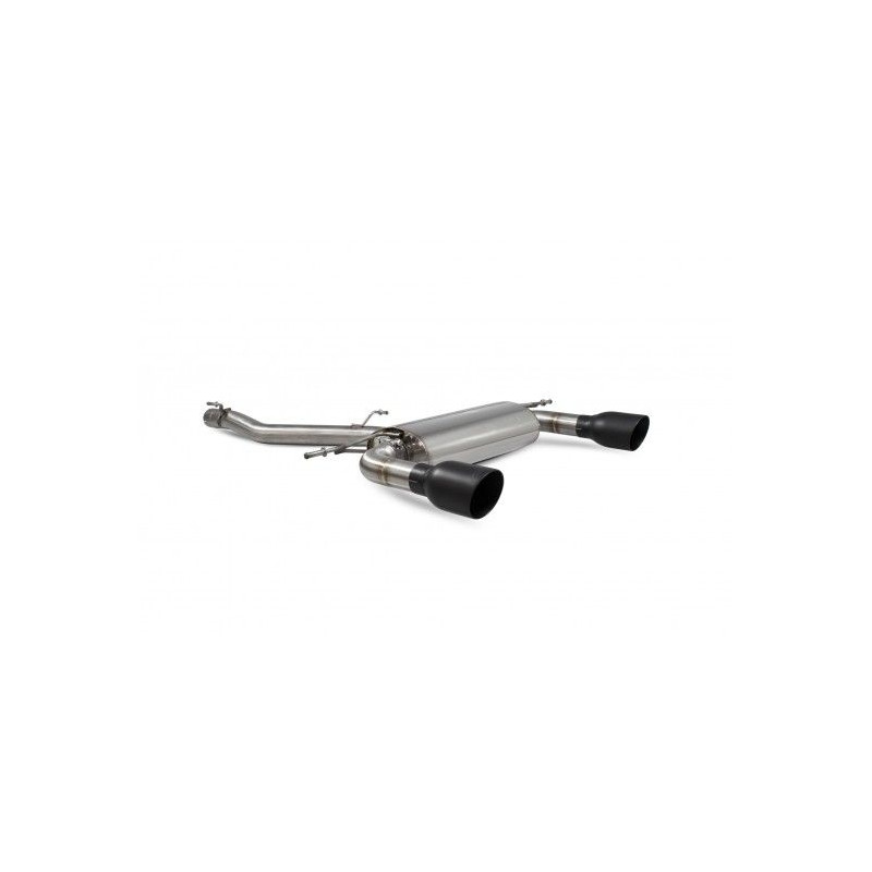 Cat-back exhaust without resonator (non-valved) TT MK3 2.0 TFSi Quattro