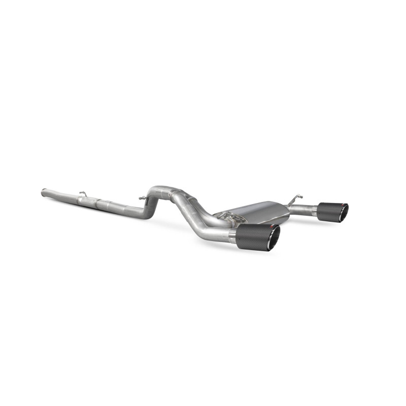 Escape cat-back sin válvulas Scorpion para Ford Focus MK3 RS (Sin FAP)