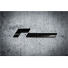 Badges de coffre Racingline Noir ou Chrome, au choix.