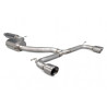 Scarico con silenziatore centrale Golf MK7.5 GTi TCR con DPF