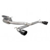 Cat-back exhaust with resonator Golf MK7.5 GTi TCR with DPF