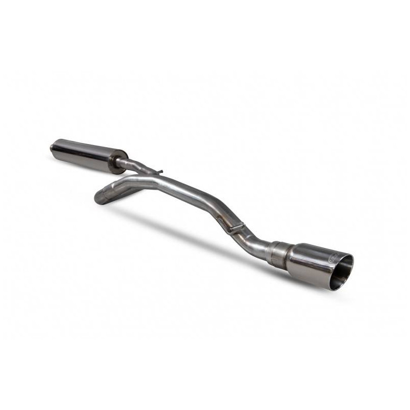 Cat-back exhaust with resonator UP Gti without DPF