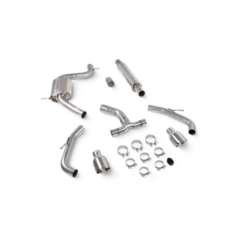 Cat-back "GPF back" with Scorpion resonator for CUPRA Leon 245