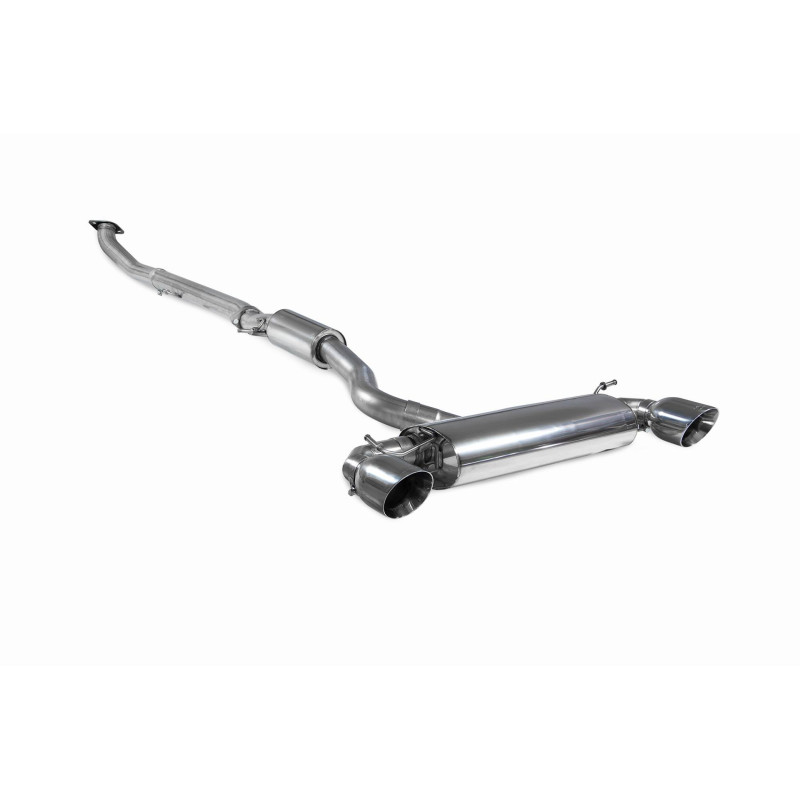Escape cat-back «GPF back» con intermedio Scorpion para Toyota GR Yaris & Circuit Pack