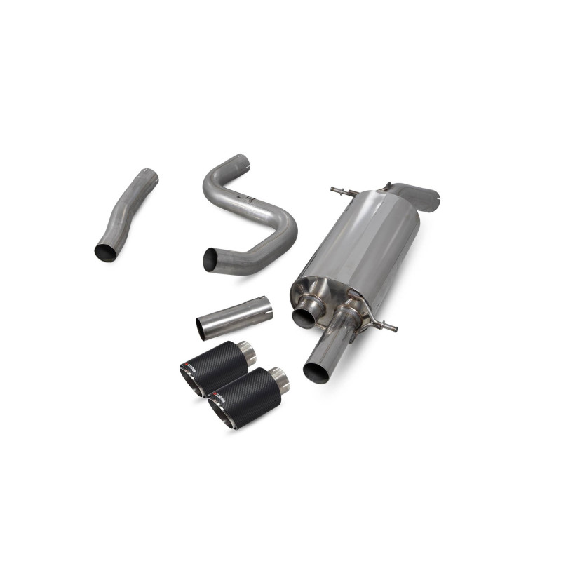 Cat-Back-Anlage ohne Klappen Scorpion für Ford Fiesta ST MK8.5