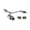Escape cat-back sin intermedio y colas de escape Scorpion para Audi RS6 Avant C7