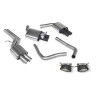 Cat-Back-Anlage ohne Mittelschalldämpfer & Endrohre Scorpion für Audi RS7 C7