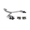 Cat-Back-Anlage ohne Mittelschalldämpfer & Endrohre Scorpion für Audi RS7 C7
