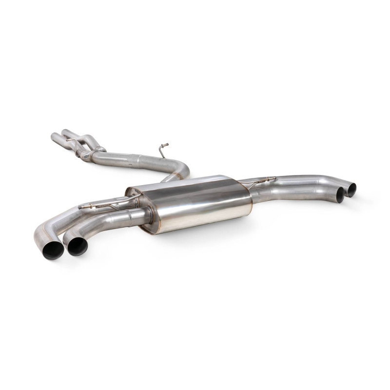 Scarico cat-back senza silenziatore centrale (senza valvole) Scorpion per Audi RSQ3 (F3)