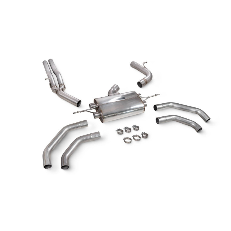 Scarico cat-back senza silenziatore centrale (senza valvole) Scorpion per Audi RSQ3 (F3)