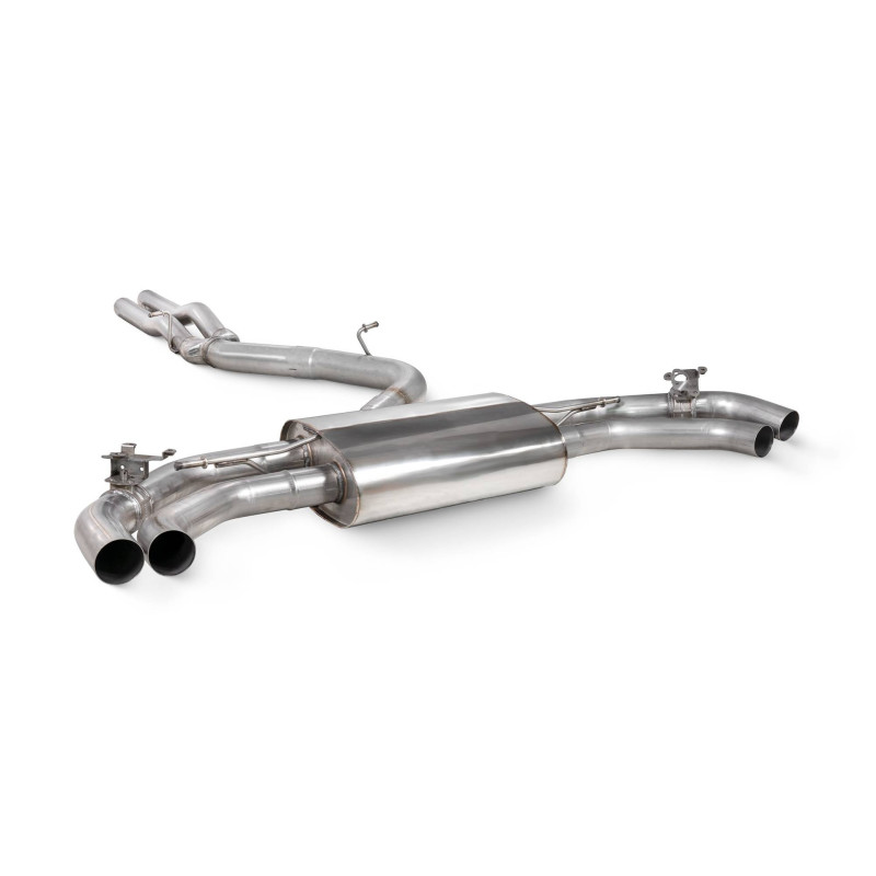 Scorpion cat-back exhaust, no resonator (valved) for Audi RSQ3 (F3)