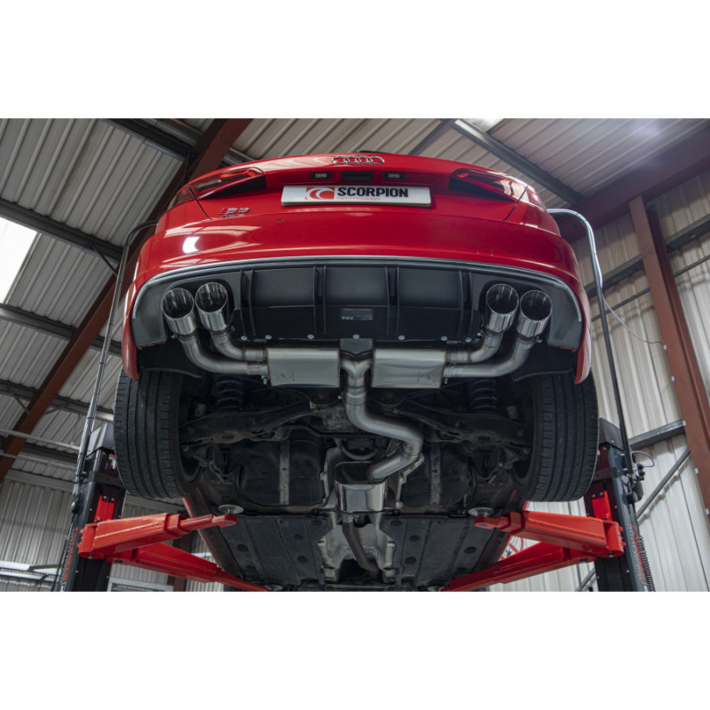 Escape cat-back Scorpion para S3 2.0 TFSI quattro 3 puertas / Sportback 8V/8V.2 (sin FAP)