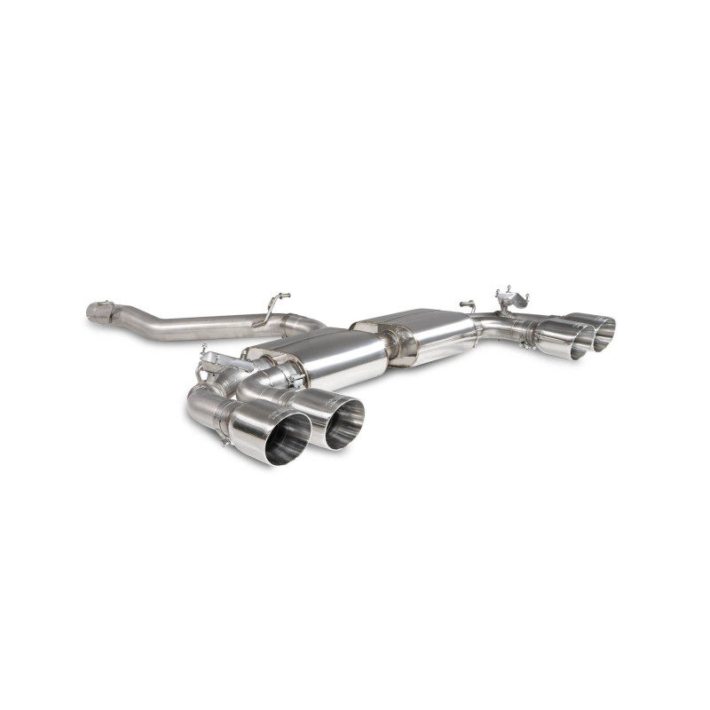 Escape cat-back sin silenciador intermedio (con válvulas) Scorpion para CUPRA Formentor 2.0 TSI 4Drive 310