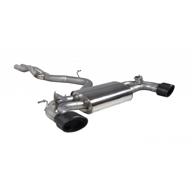 Scorpion cat-back exhaust without resonator for Audi RS3 8V 367hp