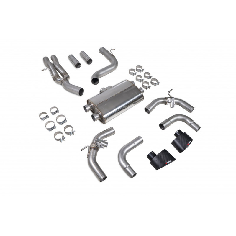 Escape cat-back Scorpion sin silenciador intermedio para Audi RS3 8V 367 CV