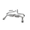 Cat-back exhaust without resonator (valved) Scorpion for Hyundai i30N Performance (DPF)