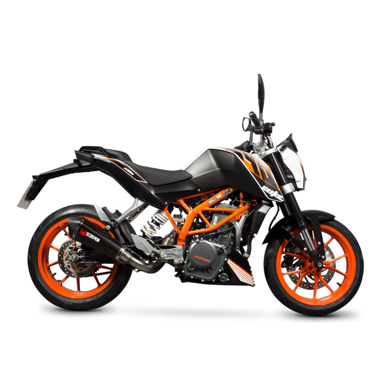 Scarico cat-back Serket Taper Scorpion KTM Duke 390 2013 - 2016
