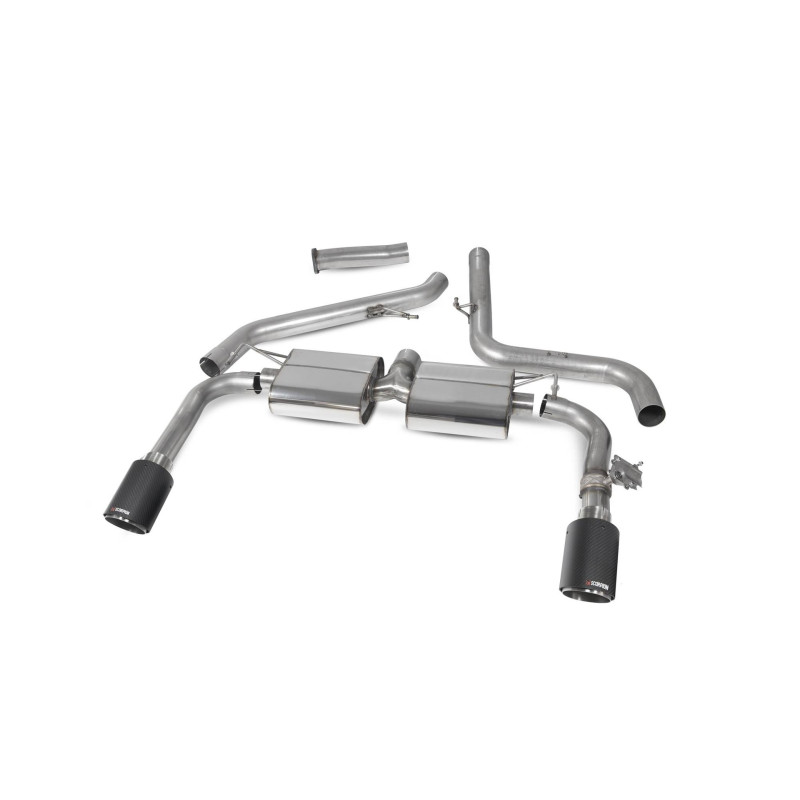 Escape cat-back sin intermedio (con válvula) Scorpion para Hyundai i30N Performance Fastback (FAP)