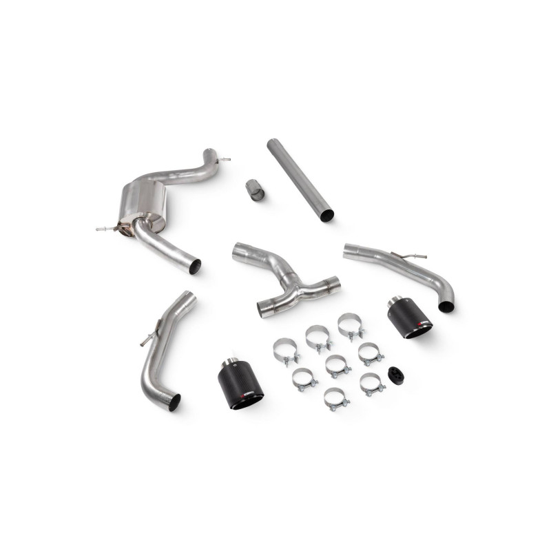 Scorpion cat-back exhaust without resonator for CUPRA Leon 245