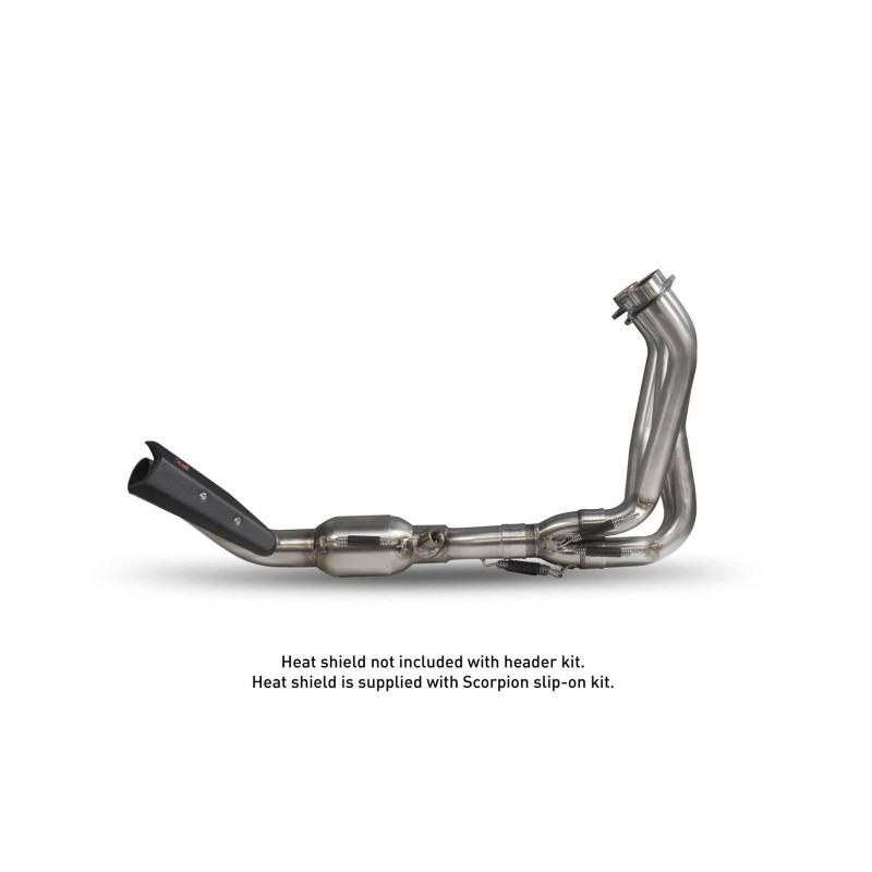 Scorpion exhaust downpipe Kawasaki Z900 2017 - 2019