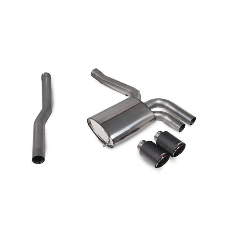 Escape cat-back sin silenciador intermedio Scorpion para Mini Cooper S F56 FAP
