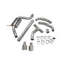 Cat-back exhaust without resonator Scorpion for Volkswagen Golf MK8 GTi Clubsport