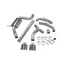 Cat-back exhaust without resonator Scorpion for Volkswagen Golf MK8 GTi Clubsport