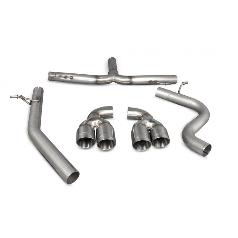 Scarico cat-back Scorpion AUDI TT Mk2 2.0 Tdi Quattro