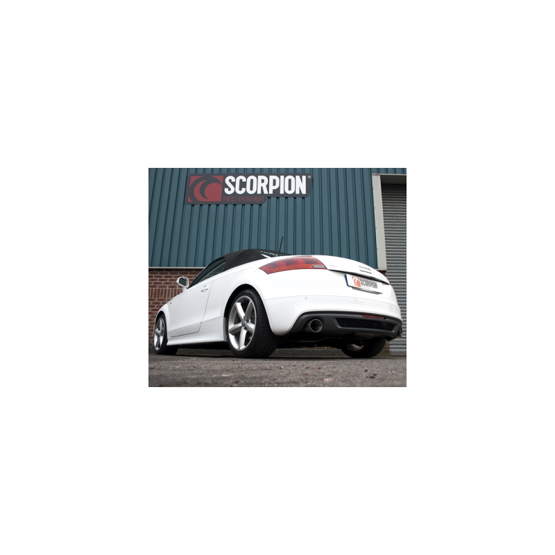 Downpipe + cat. Scorpion AUDI TT S Mk2