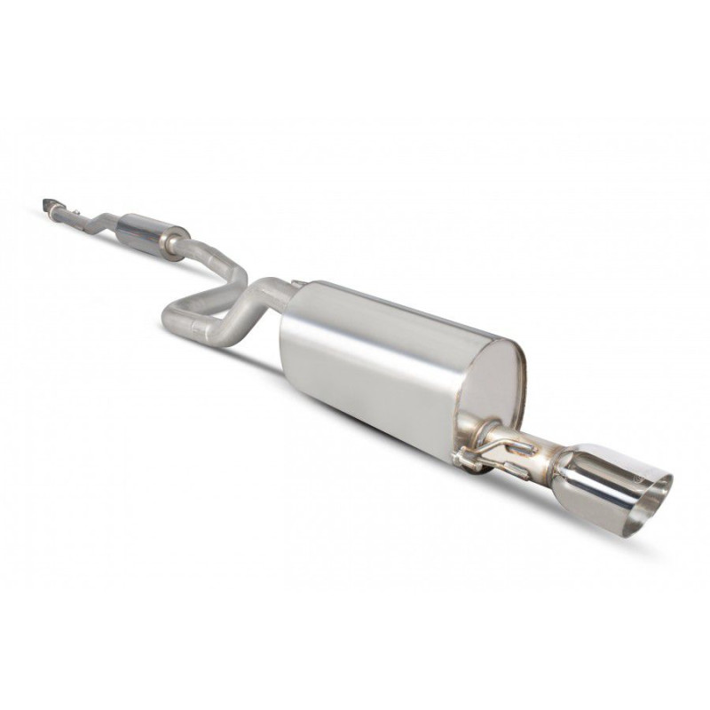 Cat-back Exhaust Scorpion OPEL Corsa D 1.4 Turbo Black Edition