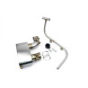 Downpipe DPF et suppresseur du tube de recirculation des gaz d'échappement basse pression Darkside Developments