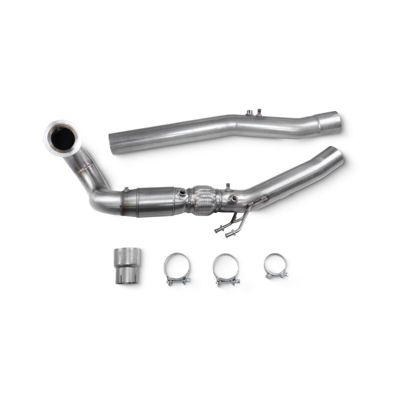 Downpipe catalizador deportivo Scorpion para Audi-VW S3 8Y / Golf Mk8R