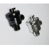Dump valve renforcée à piston, à réponse rapide et à recirculation d'air et à tête rotative FMDV008PA
