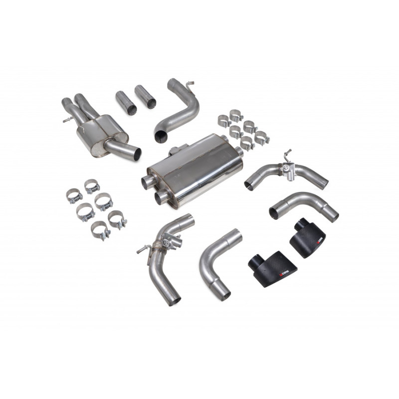 Escape cat-back Scorpion con silenciador intermedio para Audi RS3 8V 367 CV