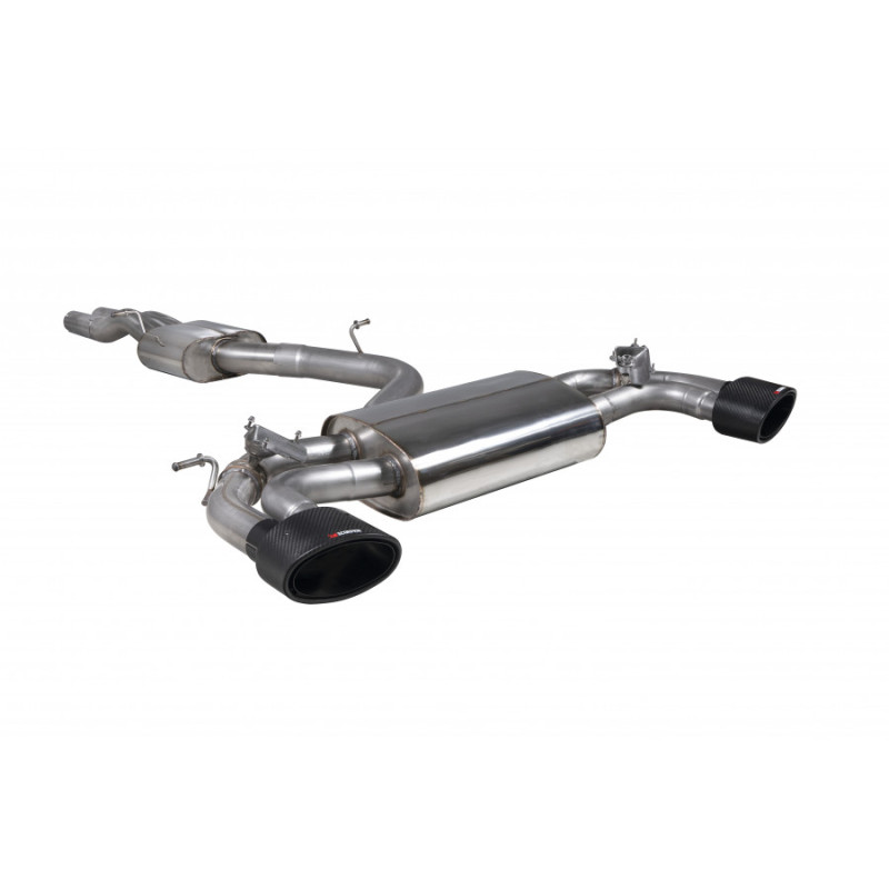 Escape cat-back Scorpion con silenciador intermedio para Audi RS3 8V 367 CV