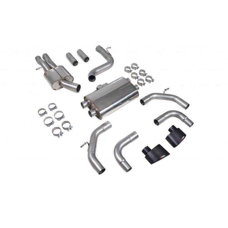 Escape cat-back Scorpion con silenciador intermedio para Audi RS3 8V 367 CV