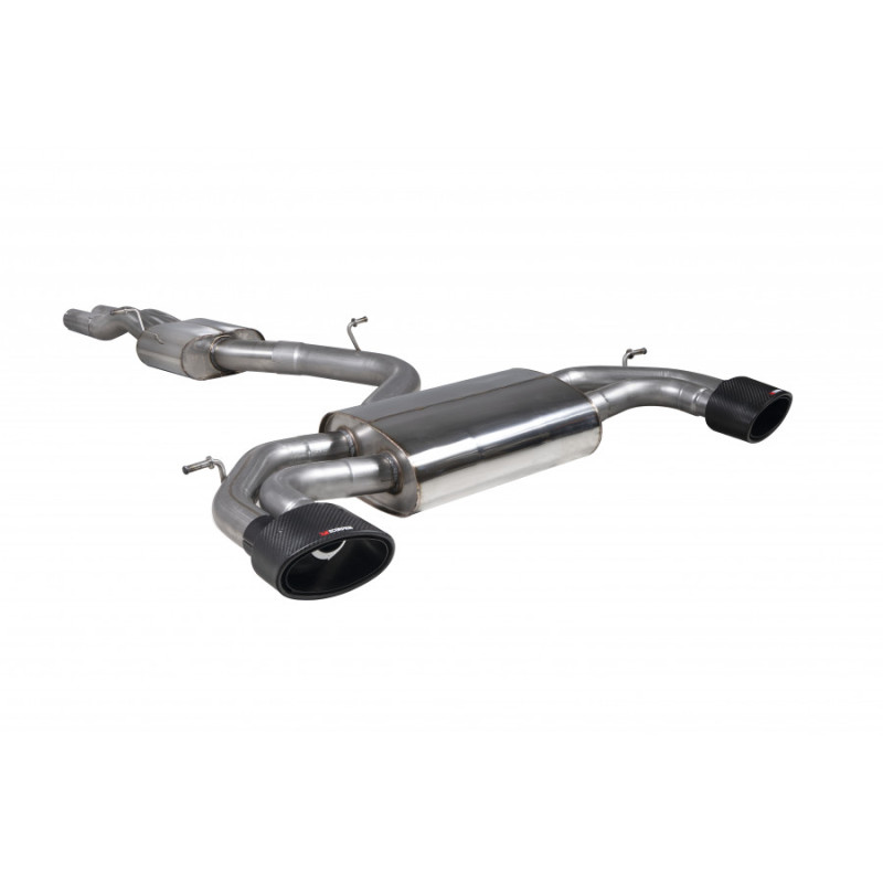 Scarico cat-back Scorpion con silenziatore centrale per Audi RS3 8V 367 CV