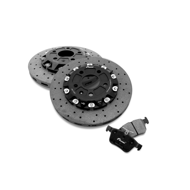 Rear brake pads + rotors set, RacingLine carbon VWR680020