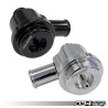 Dump valve 034 motorsport couleur Black pour moteurs 1.8T, 2.7T ou 2.2T VAG