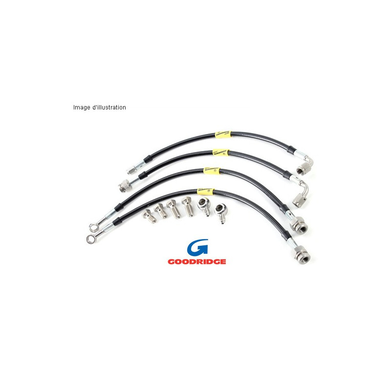 Latiguillos de freno Goodridge para Alfa Romeo GT 1,9JtD/1,7 TS/2,0 JTS todas las versiones excepto 3,2