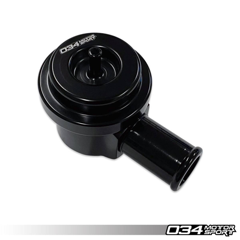 Dump valve 034 motorsport couleur Black pour moteurs 1.8T, 2.7T ou 2.2T VAG