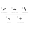 Kit de 5 Durites du Turbo RacingLine pour Audi RS3 8V2 ou 8Y