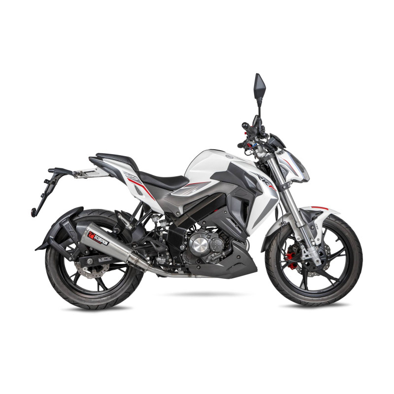 Impianto di scarico completo Serket Taper Scorpion Keeway RKF 125 Euro 4 modello 2019 - 2021