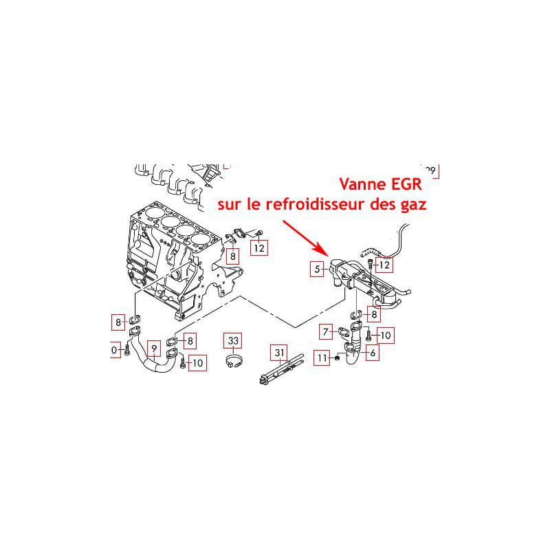 AGR-Ventil-Abschaltkit VAG 1.6TDI