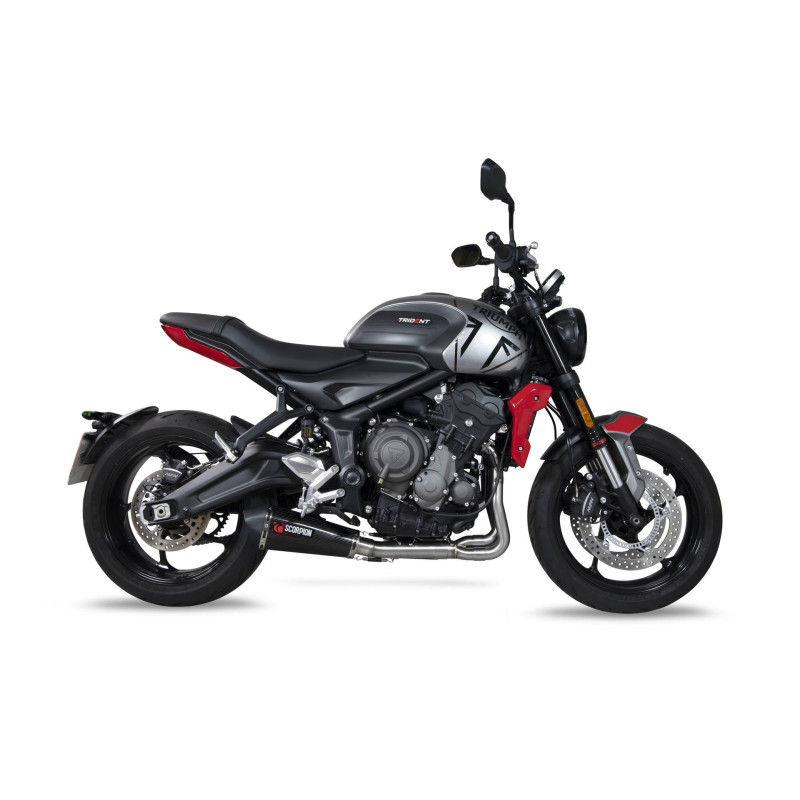 Serket Taper Full Exhaust Scorpion Triumph Trident 660 2021 - 2022