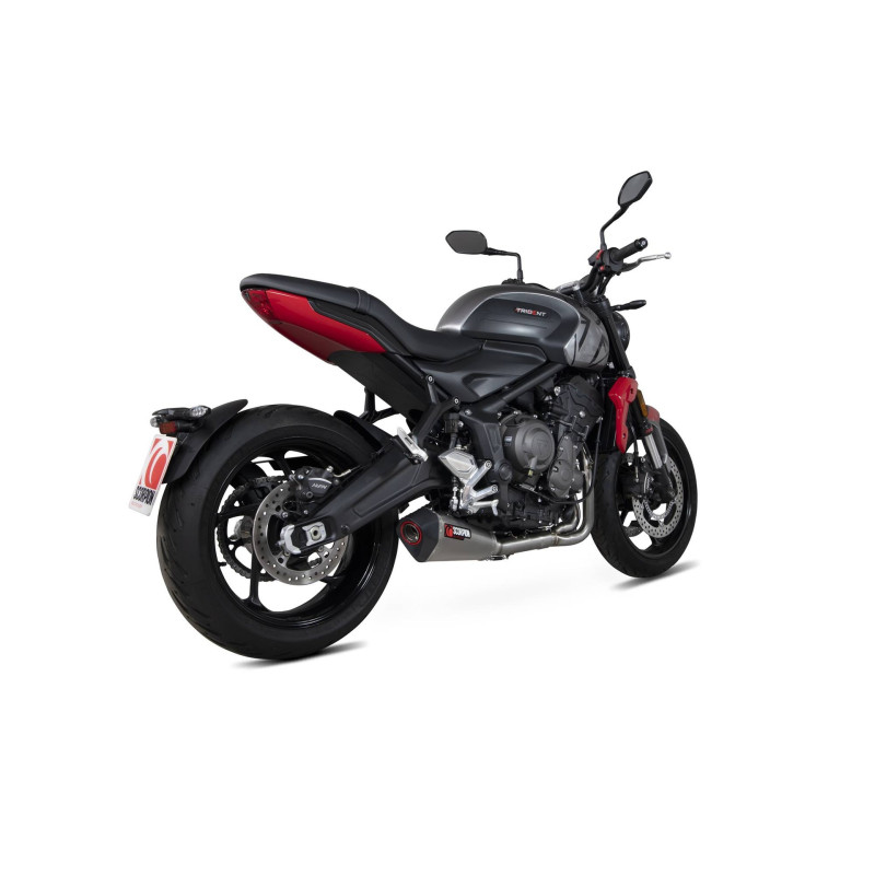 Komplettanlage Serket Taper Scorpion Triumph Trident 660 2021 - 2022