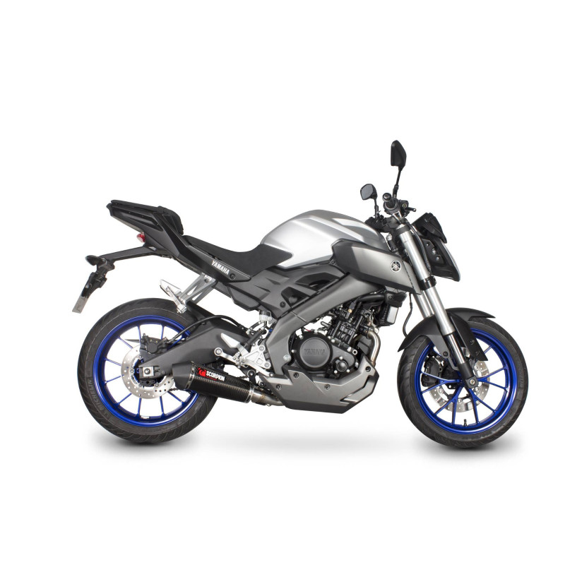 Impianto di scarico completo Serket Taper Scorpion Yamaha MT-125 2014 - 2019
