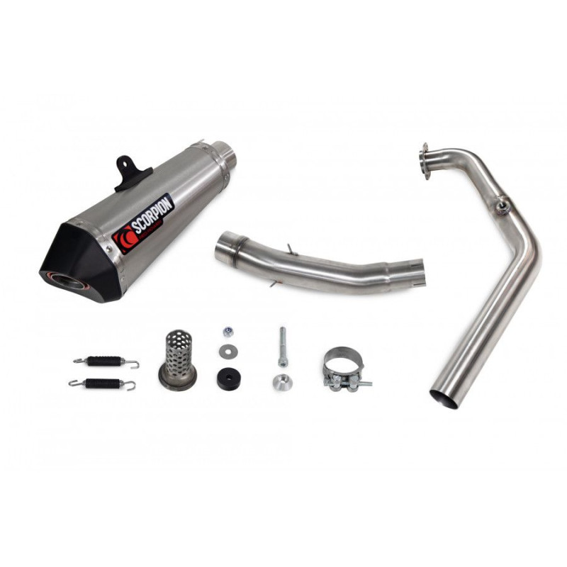 Full Exhaust System Serket Taper Scorpion Yamaha MT-125 Euro 4 2019 - 2020